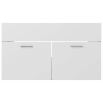 Sink Cabinet White 80x38.5x46 cm - Stylish Storage Solution