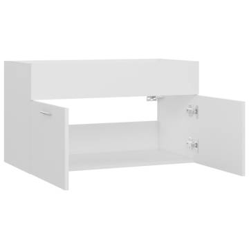 Sink Cabinet White 80x38.5x46 cm - Stylish Storage Solution