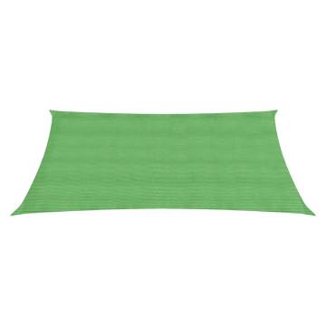 Sunshade Sail 160 g/m² Light Green 3x4 m - HDPE Protection