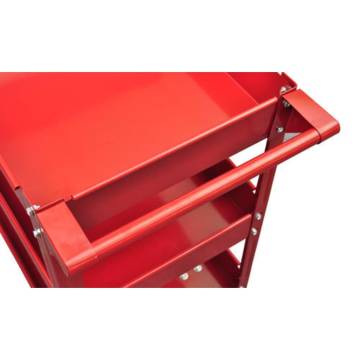 2 x Workshop Tool Trolley with 3 Shelves | 100 kg Capacity