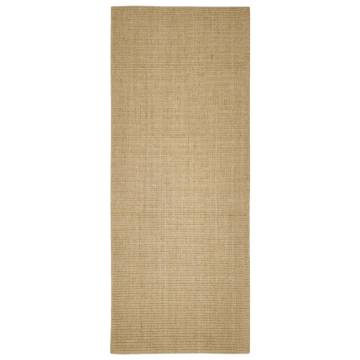 Durable Sisal Rug for Scratching Post - 100x250 cm