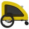 Pet Bike Trailer - Yellow Oxford Fabric & Iron | Hipomarket UK