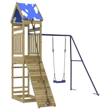 Outdoor Playset | Durable Pine Wood Garden Fun for Kids