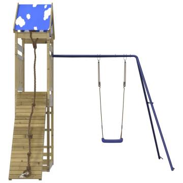 Outdoor Playset | Durable Pine Wood Garden Fun for Kids