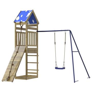 Outdoor Playset | Durable Pine Wood Garden Fun for Kids