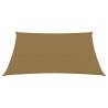 Sunshade Sail 3.5x5 m Taupe - UV & Mould Resistant