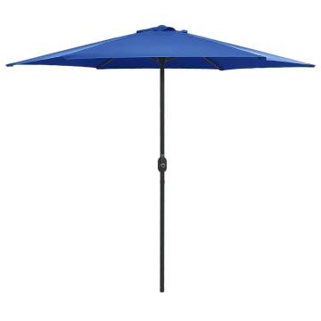 Outdoor Parasol with Aluminium Pole - Azure Blue 270x246 cm