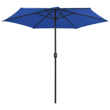 Outdoor Parasol with Aluminium Pole - Azure Blue 270x246 cm