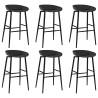 7 Piece Black Bar Set - Modern Design for Home & Bar