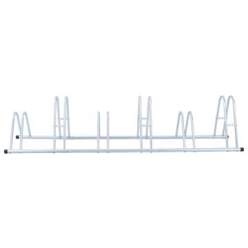 Bicycle Stand for 6 Bikes - Galvanised Steel | HipoMarket