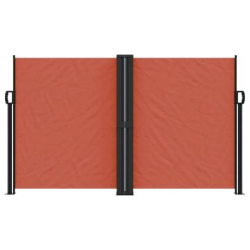 Retractable Side Awning Terracotta 140x1200 cm | Hipomarket