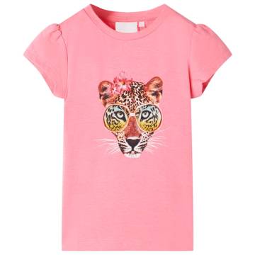 Kids' Neon Pink T-Shirt Size 128 - Stylish & Affordable Wear