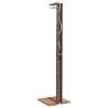 Outdoor Shower Grey 50x55x224 cm - Poly Rattan & Acacia