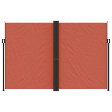 Retractable Side Awning Terracotta 220x600 cm | Hipomarket