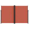 Retractable Side Awning Terracotta 220x600 cm | Hipomarket