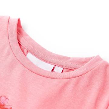 Kids' Neon Pink T-Shirt Size 128 - Stylish & Affordable Wear