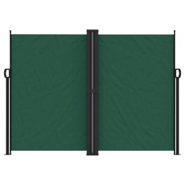 Retractable Side Awning Dark Green 180x1200 cm | Hipomarket UK