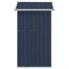 Garden Shed Anthracite 126x97.5x177 cm - Durable Storage Solution