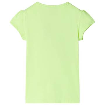 Kids' T-shirt Neon Yellow 116 | Affordable & Durable | HipoMarket