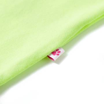 Kids' T-shirt Neon Yellow 116 | Affordable & Durable | HipoMarket