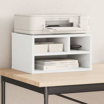 Printer Stand White 40x32x22.5 cm - Organise Your Workspace