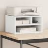 Printer Stand White 40x32x22,5 cm Engineered Wood Colour white 