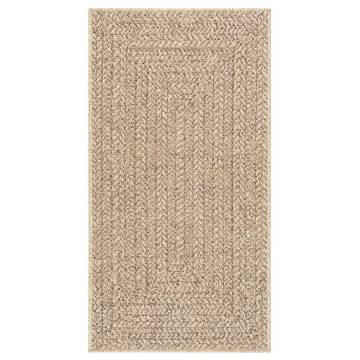 Rug ZIZUR 100x200 cm - Jute Look for Indoor & Outdoor Use