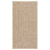 Rug ZIZUR 100x200 cm - Jute Look for Indoor & Outdoor Use