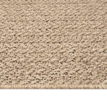 Rug ZIZUR 100x200 cm - Jute Look for Indoor & Outdoor Use