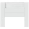 Headboard Cabinet with LED - Modern White Design | HipoMarket