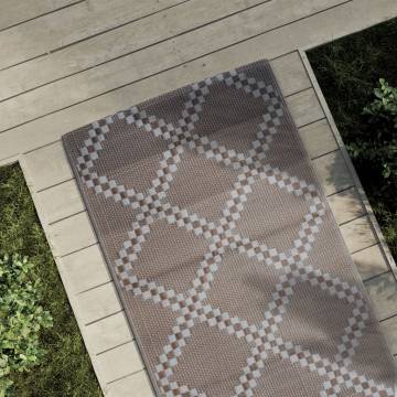 Outdoor Carpet Brown 80x250 cm PP - Durable & Stylish