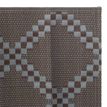 Outdoor Carpet Brown 80x250 cm PP - Durable & Stylish