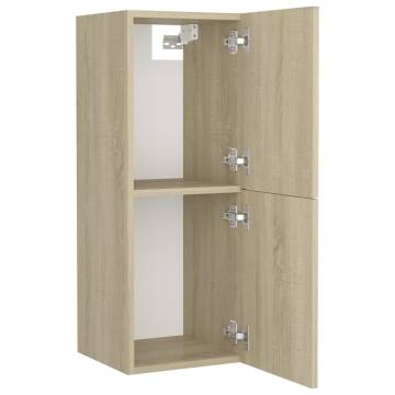 Stylish Bathroom Furniture Set - Sonoma Oak Engineered Wood