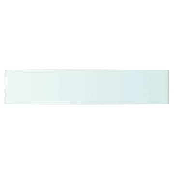 Shelves 2 pcs Panel Glass Clear 70x15 cm - Stylish Display