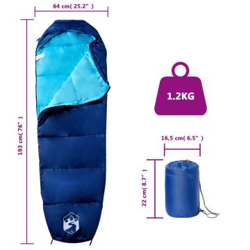 Mummy Sleeping Bag for Adults - 3 Seasons Camping Comfort