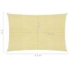 Beige Sunshade Sail 3x4.5 m - UV & Mould Resistant