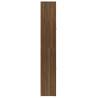 Stylish Brown Oak Bathroom Cabinet - 30x30x183.5 cm