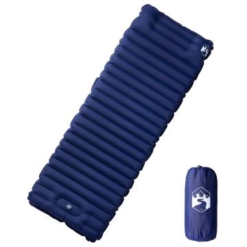 Self Inflating Camping Mattress with Pillow - Navy Blue