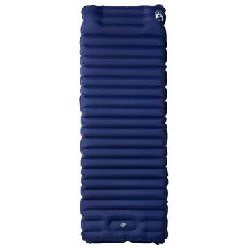 Self Inflating Camping Mattress with Pillow - Navy Blue