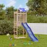 Outdoor Playset Solid Wood Pine - Fun for Kids at Home