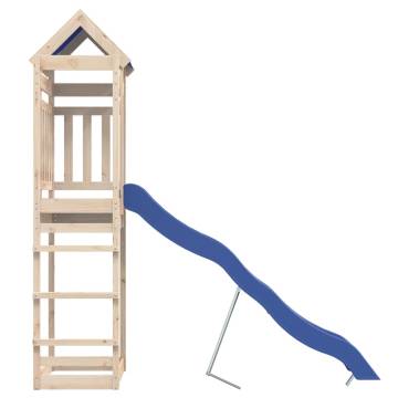 Outdoor Playset Solid Wood Pine - Fun for Kids at Home