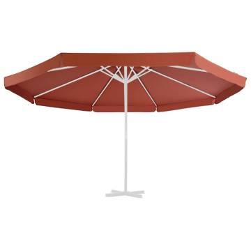 Replacement Parasol Fabric - Terracotta 500 cm | HipoMarket