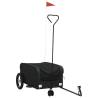 Bike Trailer Black 30kg Iron - Durable & Practical Design