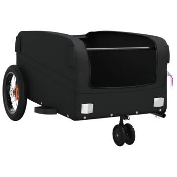 Bike Trailer Black 30kg Iron - Durable & Practical Design