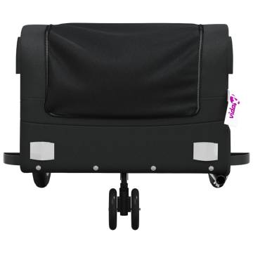 Bike Trailer Black 30kg Iron - Durable & Practical Design