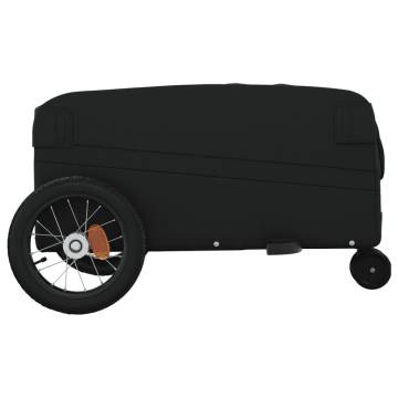 Bike Trailer Black 30kg Iron - Durable & Practical Design