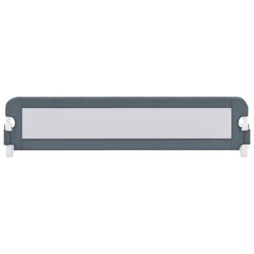 Toddler Safety Bed Rail Grey 180x42 cm | Hipo Market