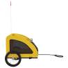 Pet Bike Trailer - Yellow Oxford Fabric & Iron | HipoMarket