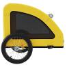 Pet Bike Trailer - Yellow Oxford Fabric & Iron | HipoMarket