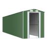 Durable Green Garden Shed - Galvanised Steel, Spacious Design